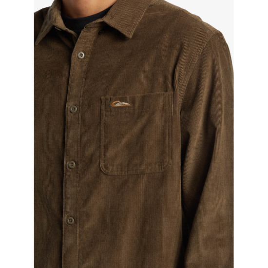Quiksilver Ανδρικό πουκάμισο Smoke Trail - Corduroy Shirt for Men